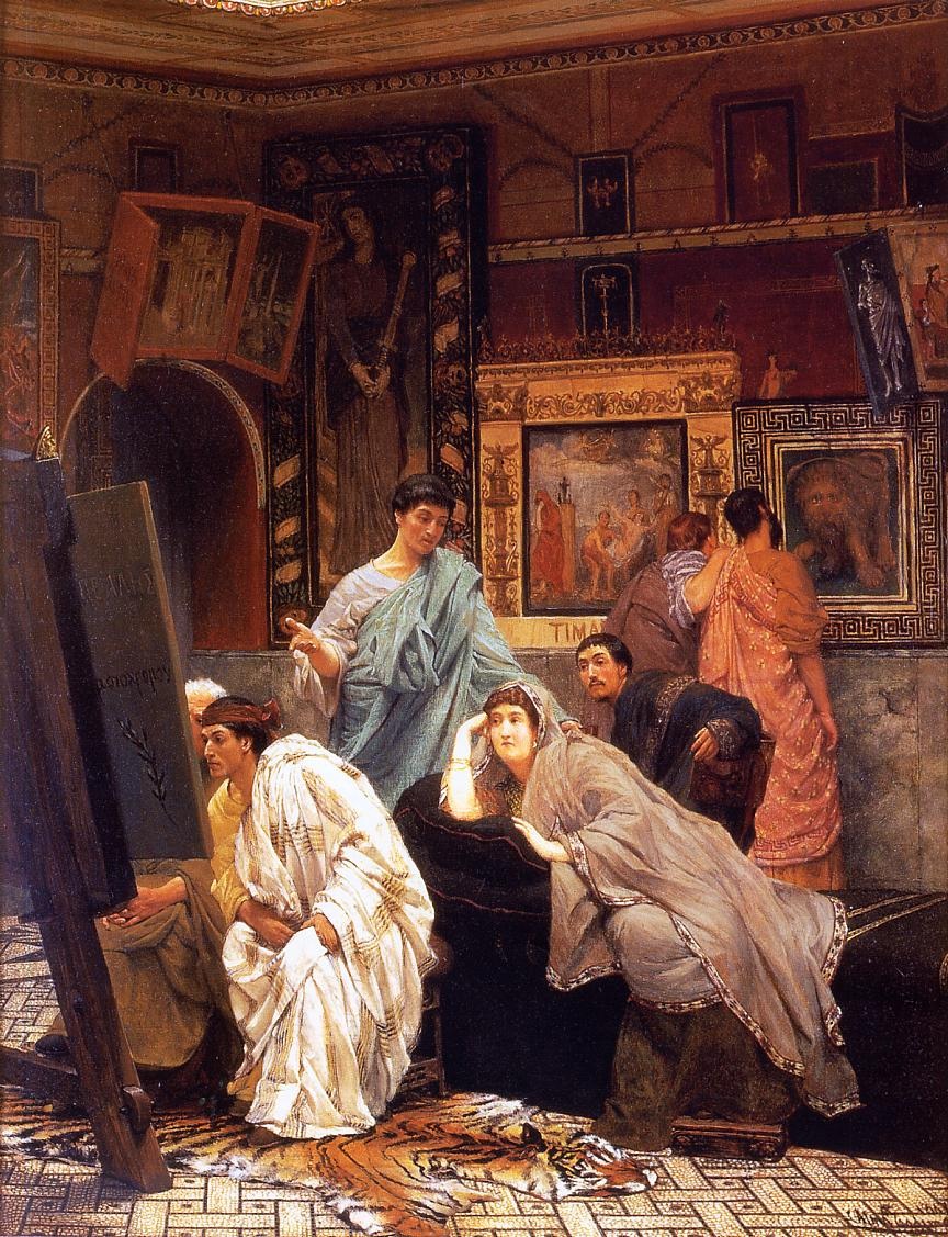 .英国《A Collection of Pictures at the Time of Augustus》阿尔玛·塔德玛 Lawrence Alma-Tadema
