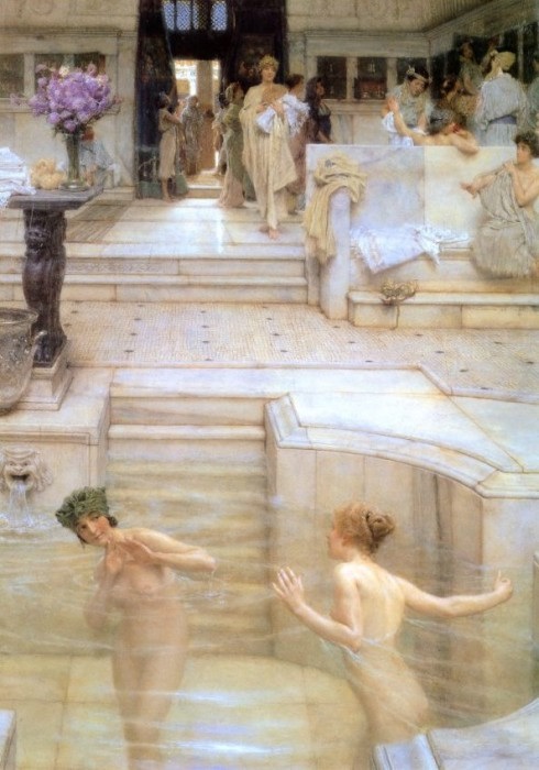 .英国《A Favourite Custom》阿尔玛·塔德玛 Lawrence Alma-Tadema