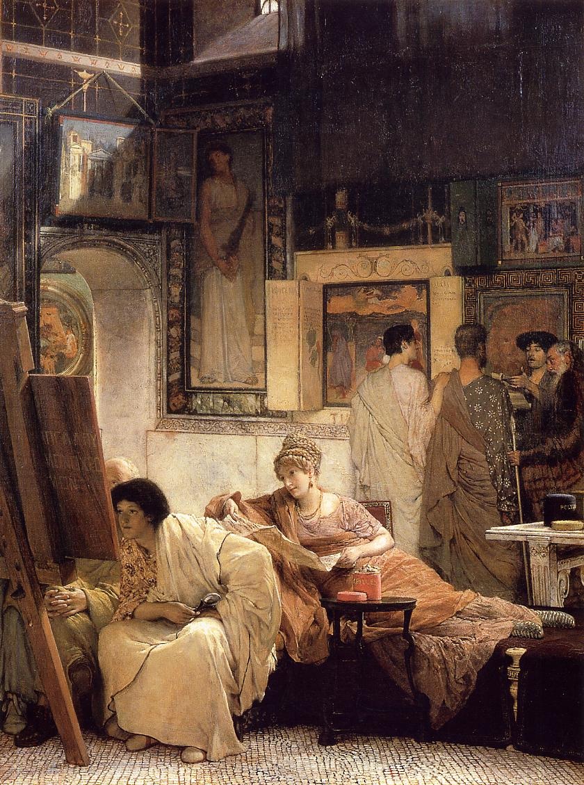 .英国《A Picture Gallery》阿尔玛·塔德玛 Lawrence Alma-Tadema