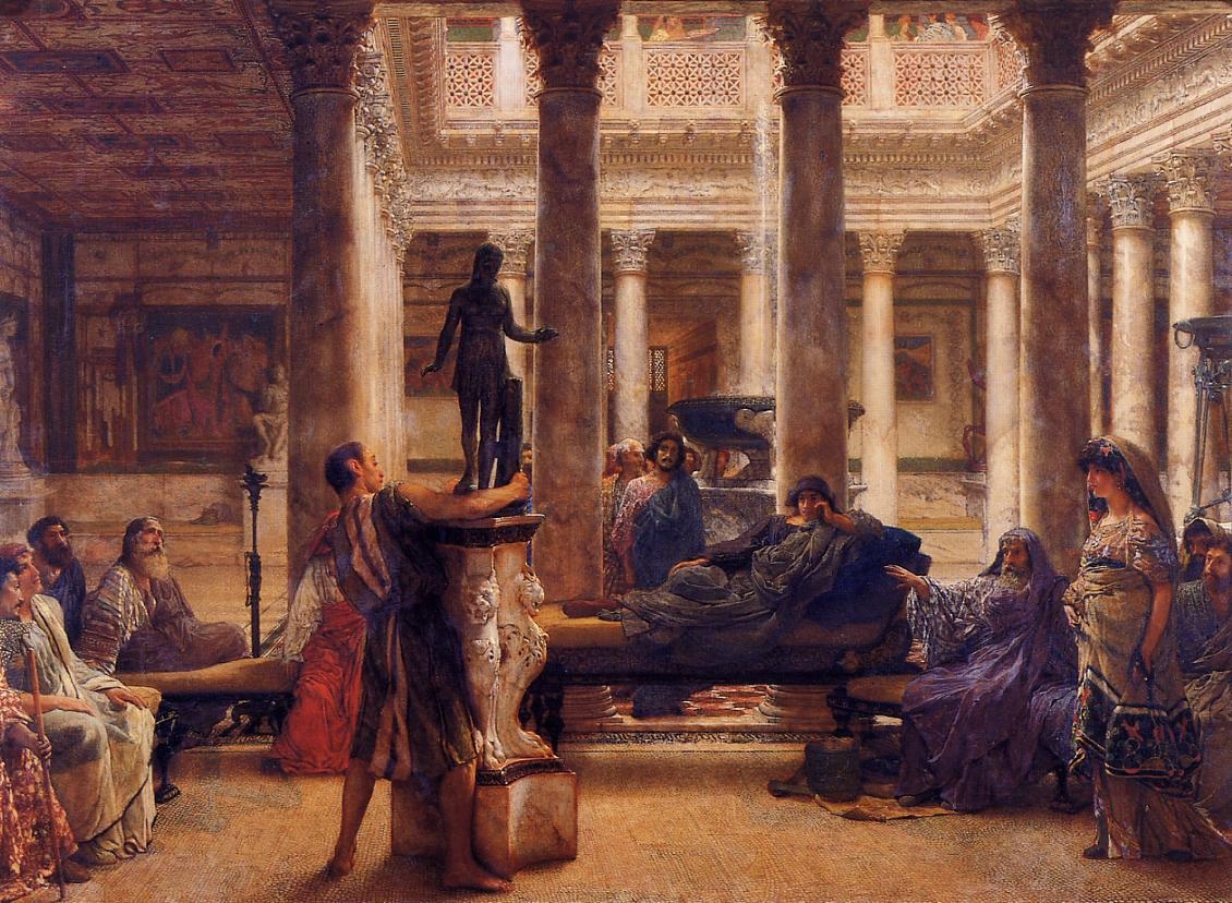 .英国《A Roman Art Lover 2》阿尔玛·塔德玛 Lawrence Alma-Tadema