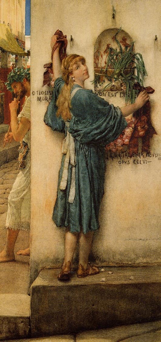 .英国《A Street Alter》阿尔玛·塔德玛 Lawrence Alma-Tadema