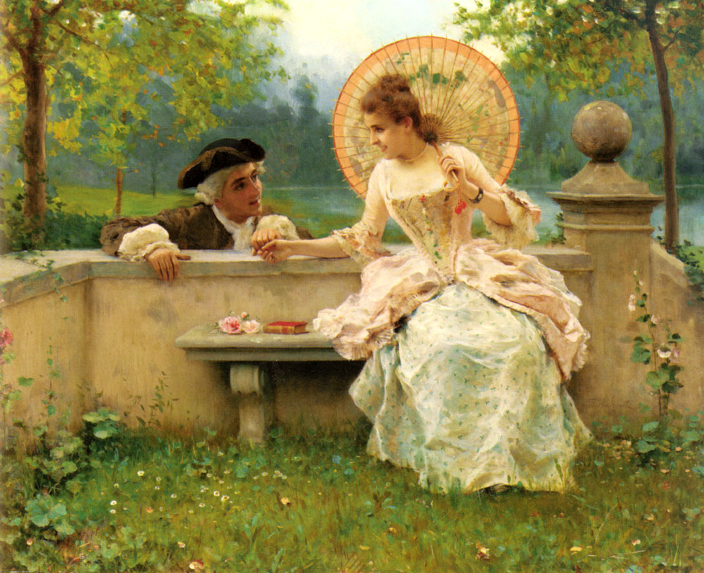 .意大利《A Tender Moment in the Garden》Federico Andreotti