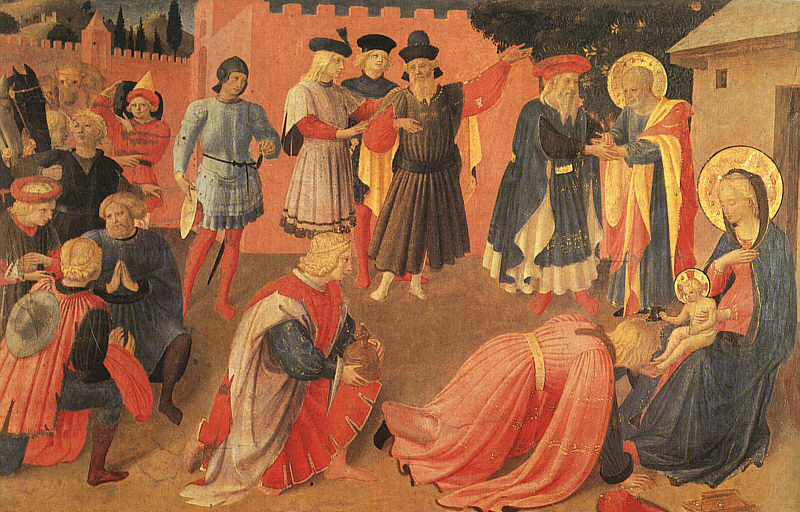 .意大利《Adoration of the Magi》弗拉·安吉利科Fra Angelico