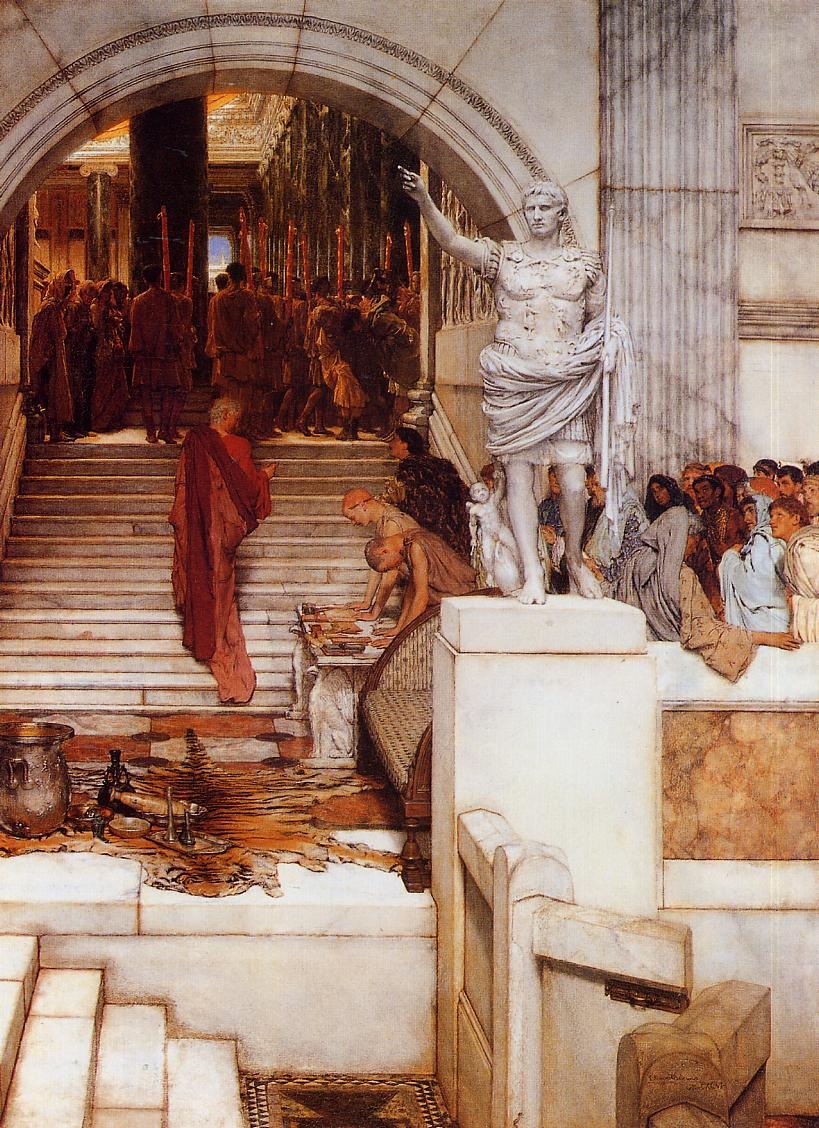 .英国《After the Audience》阿尔玛·塔德玛 Lawrence Alma-Tadema