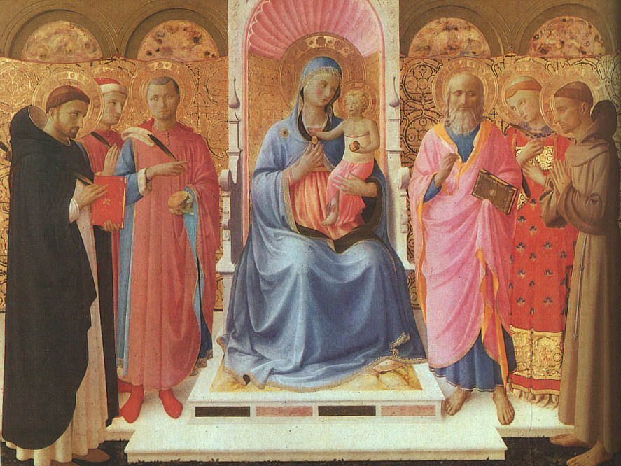 .意大利《Annalena Altarpiece》弗拉·安吉利科Fra Angelico
