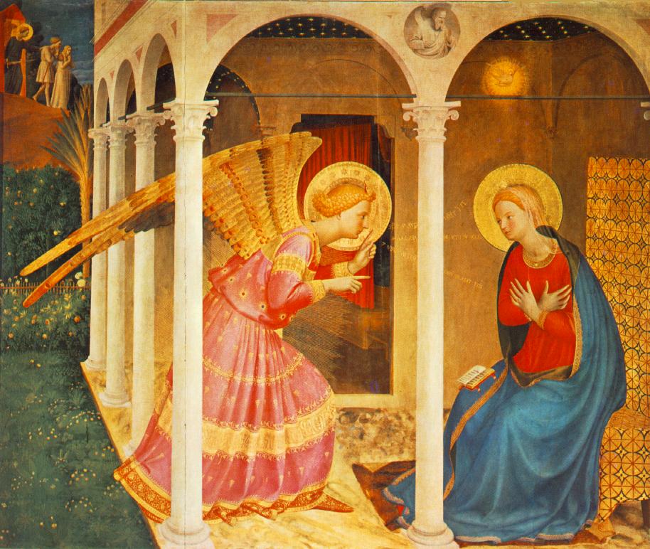 .意大利《Annunciation 1》弗拉·安吉利科Fra Angelico