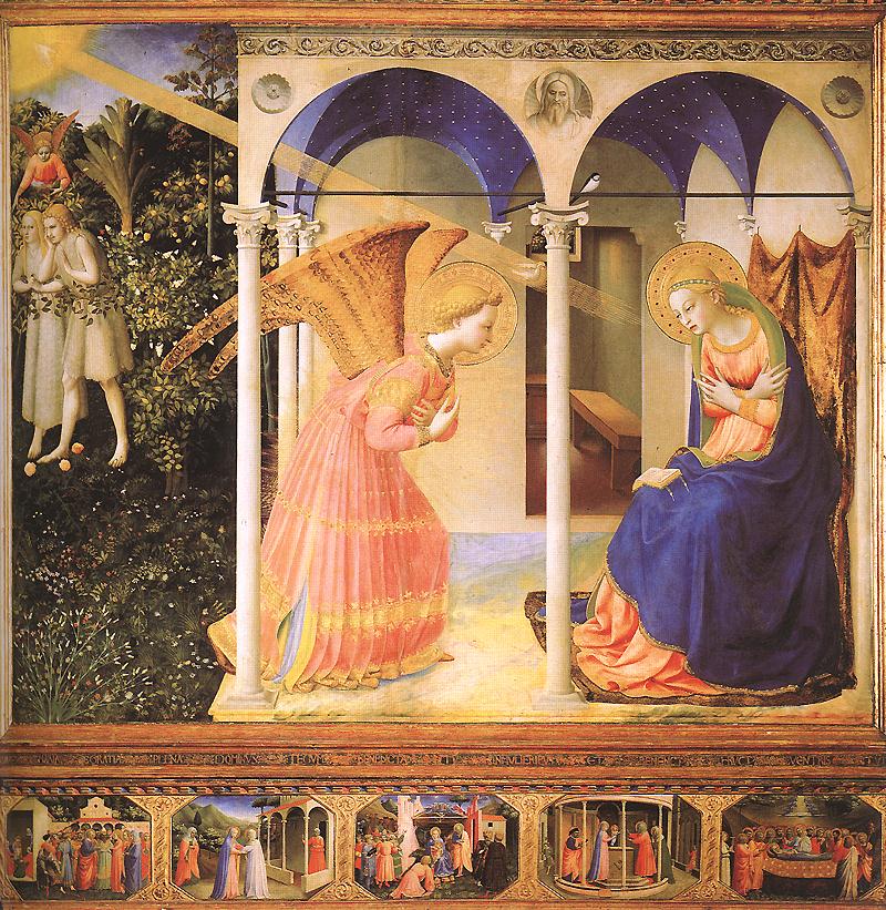 .意大利《Annunciation 2》弗拉·安吉利科Fra Angelico