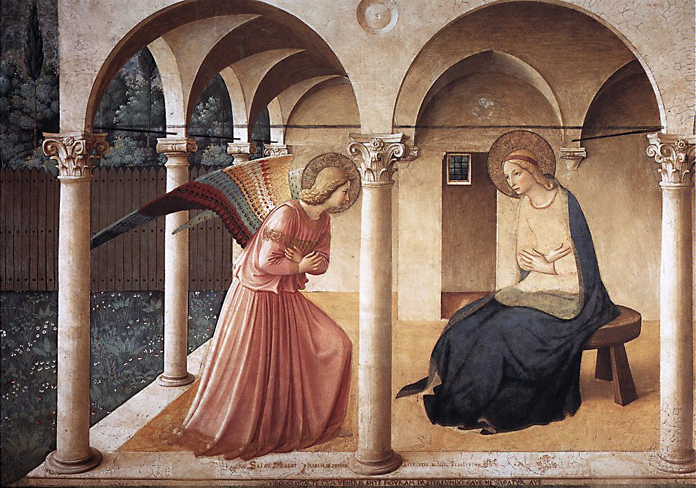 .意大利《Annunciation 4》弗拉·安吉利科Fra Angelico