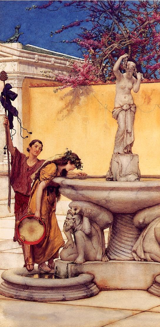 英国《Between Venus and Bacchus》阿尔玛·塔德玛 Lawrence Alma-Tadema