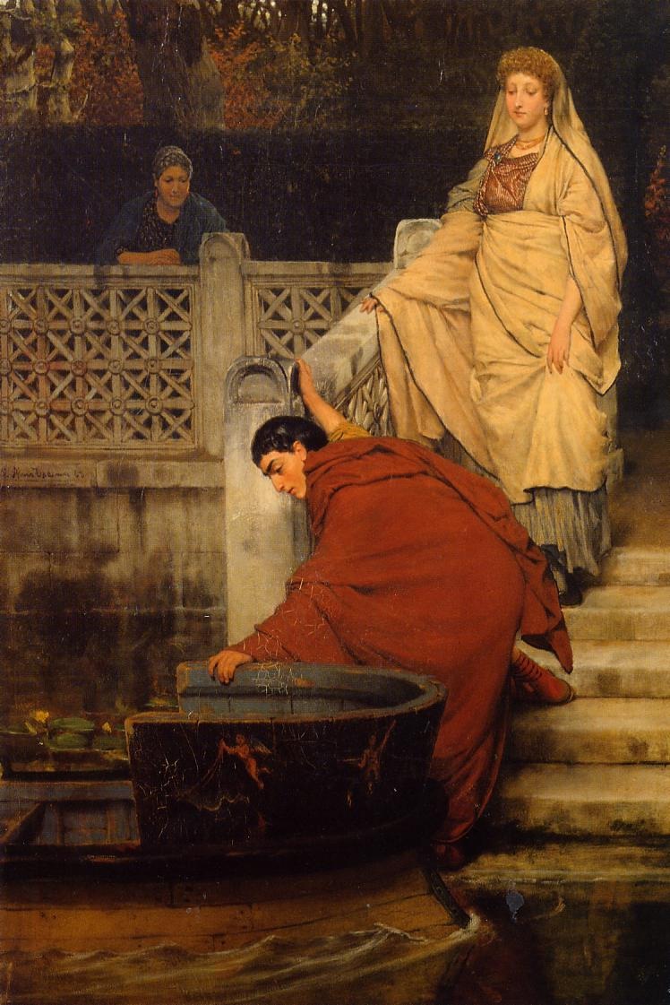 .英国《Boating》阿尔玛·塔德玛 Lawrence Alma-Tadema