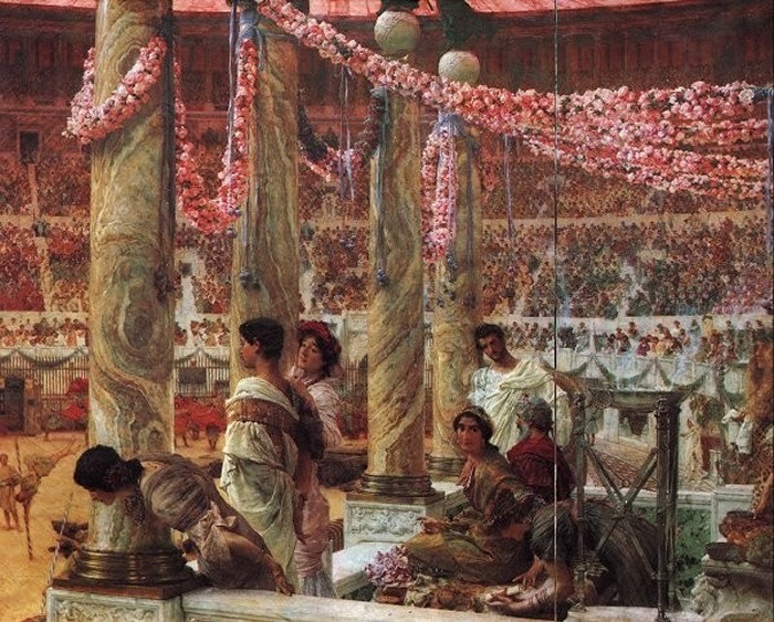 .英国《Caracalla and Geta》阿尔玛·塔德玛 Lawrence Alma-Tadema