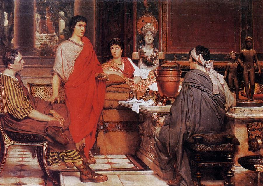 英国《Catullus at Lesbia's》阿尔玛·塔德玛 Lawrence Alma-Tadema