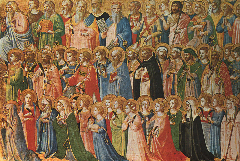 .意大利《Christ Glorified in the Court of Heaven》弗拉·安吉利科Fra Angelico