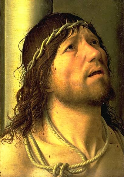 .意大利《Christ at the Column》安托内洛 Antonello da Messina
