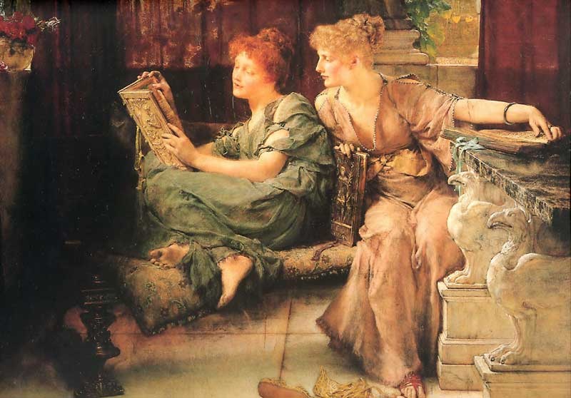 .英国《Comparisions》阿尔玛·塔德玛 Lawrence Alma-Tadema