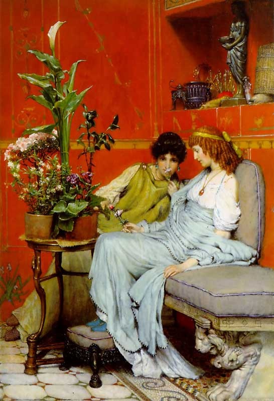 英国《Confidences》阿尔玛·塔德玛 Lawrence Alma-Tadema