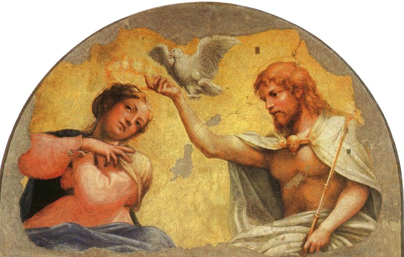 .意大利《Coronation of the Virgin》科雷吉欧 Correggio