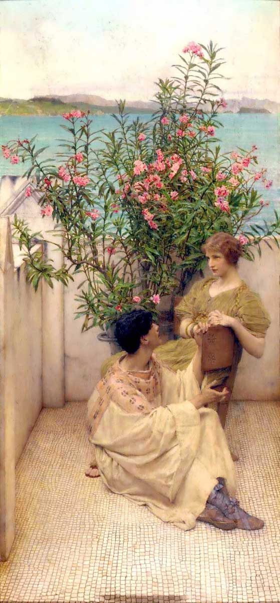 英国《Courtship》阿尔玛·塔德玛 Lawrence Alma-Tadema