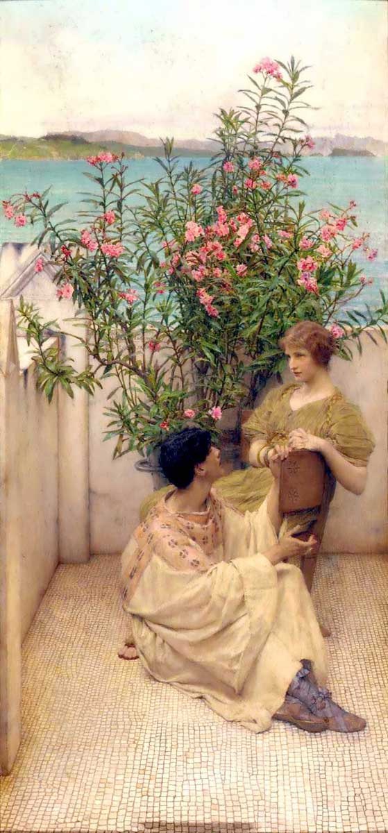 .英国《Courtship》阿尔玛·塔德玛 Lawrence Alma-Tadema