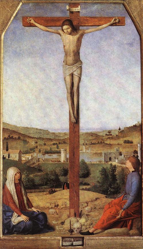 .意大利《Crucifixion 1》安托内洛 Antonello da Messina