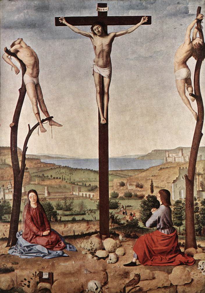 .意大利《Crucifixion 2》安托内洛 Antonello da Messina