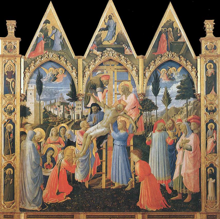 .意大利《Deposition (Pala di Santa Trinita)》弗拉·安吉利科Fra Angelico