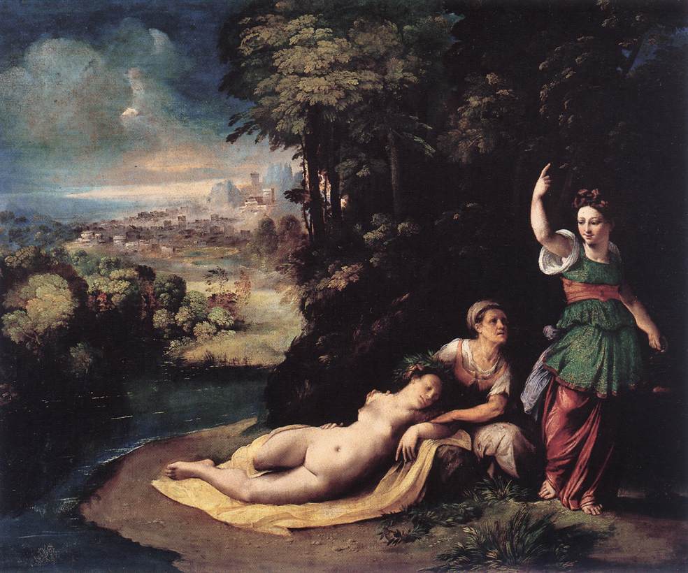 .意大利《Diana and Calisto》多索·多西 Dosso Dossi