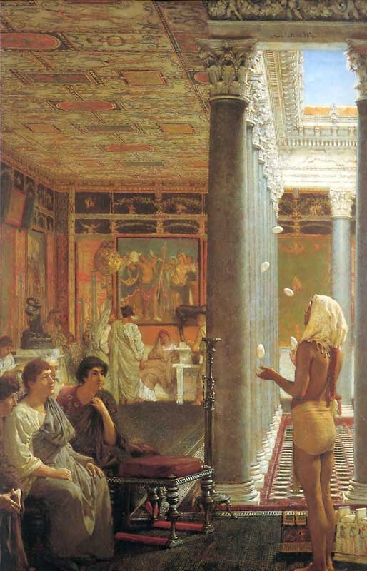 英国《Egyptian Juggler》阿尔玛·塔德玛 Lawrence Alma-Tadema