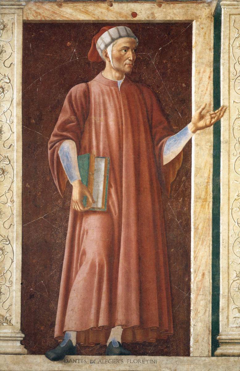 《Famous Persons - Dante Alighieri》安德烈亚·德尔·卡斯坦诺Andrea del Castagno