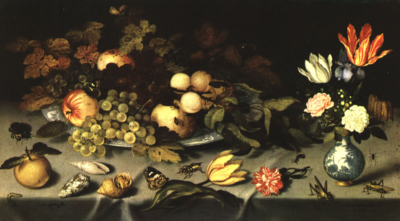 .荷兰《Flowers and Fruit》巴尔萨泽·凡·德·阿斯特Balthasar van der Ast