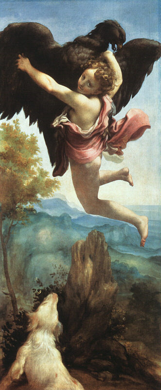 .意大利《Ganymede》科雷吉欧 Correggio