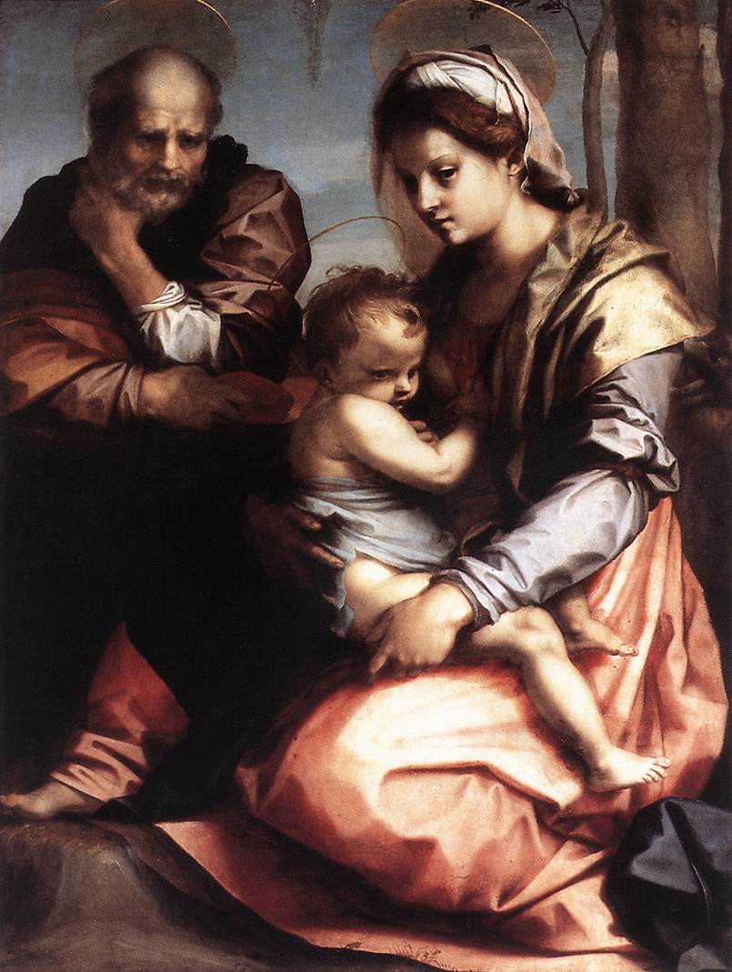 .意大利《Holy Family (Barberini)》安德烈·德尔·萨托Andrea del Sarto