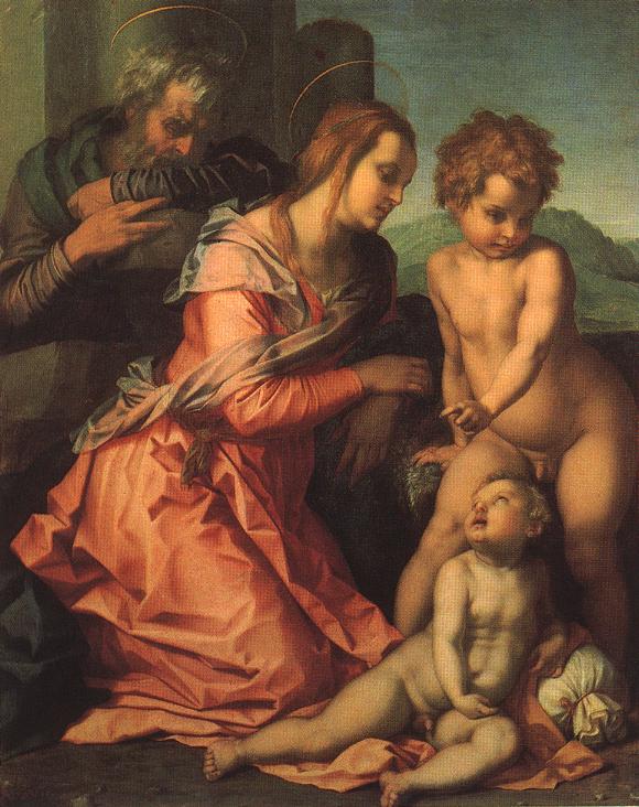 .意大利《Holy Family》安德烈·德尔·萨托Andrea del Sarto