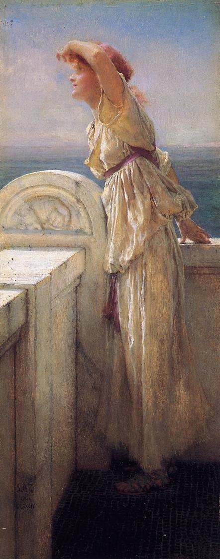 .英国《Hopeful》阿尔玛·塔德玛 Lawrence Alma-Tadema