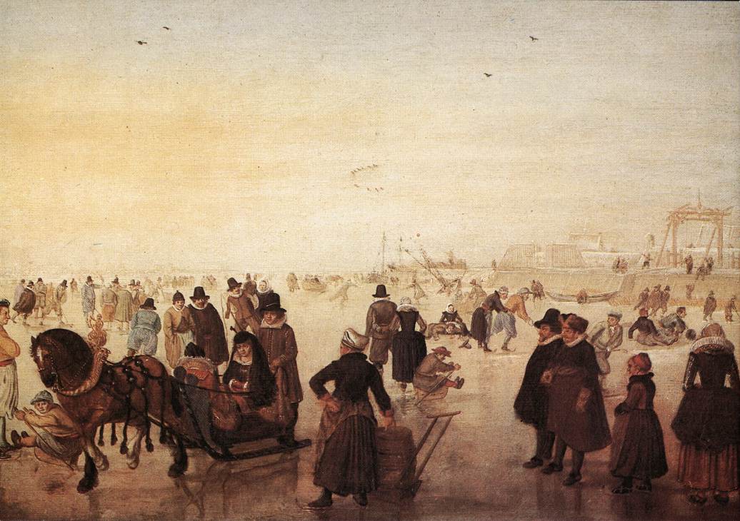 .荷兰《Ice Scene 1》亨利克·阿维坎普Hendrick Avercamp