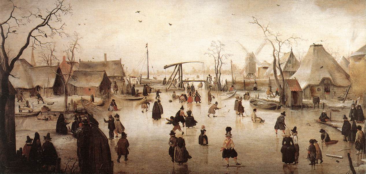 .荷兰《Ice Scene 2》亨利克·阿维坎普Hendrick Avercamp