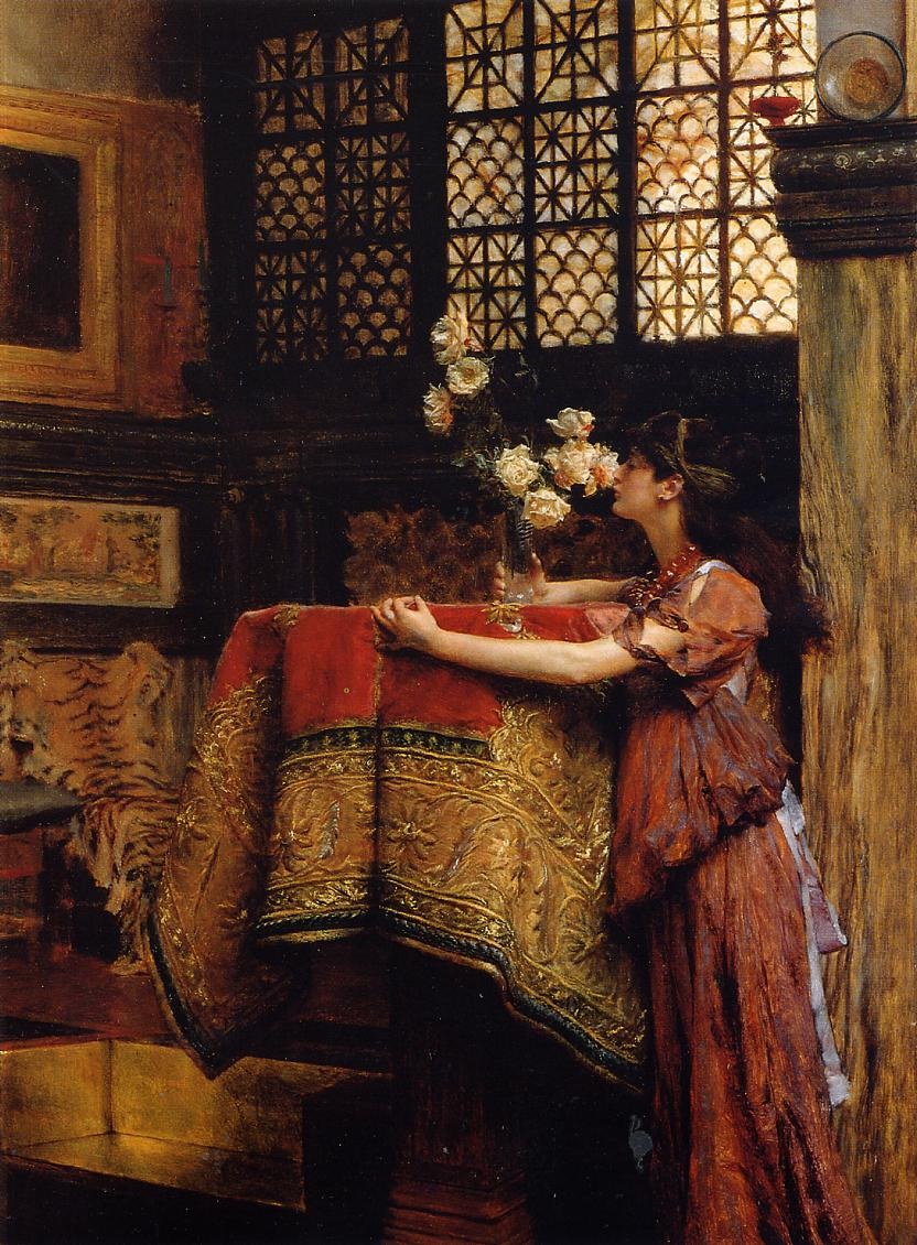 英国《In My Studio》阿尔玛·塔德玛 Lawrence Alma-Tadema