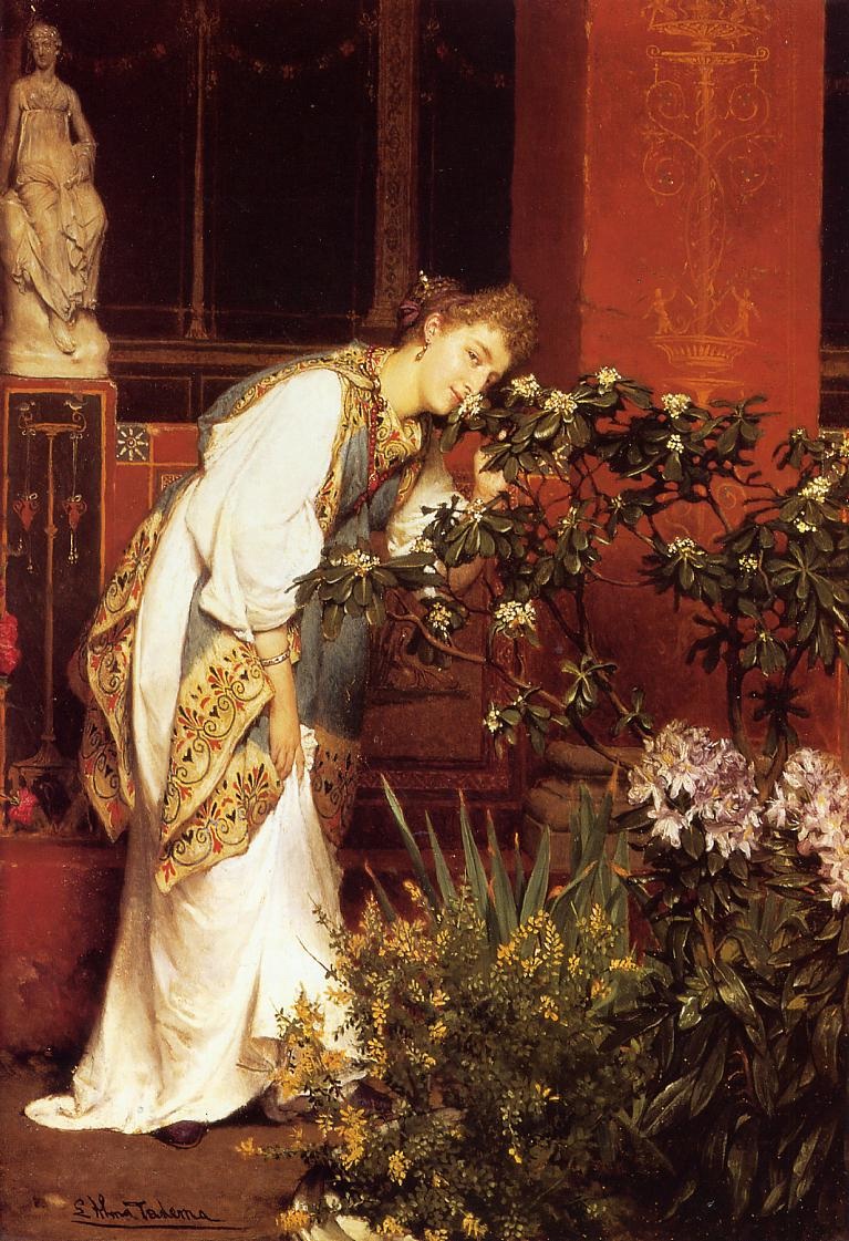 .英国《In the Peristyle》阿尔玛·塔德玛 Lawrence Alma-Tadema