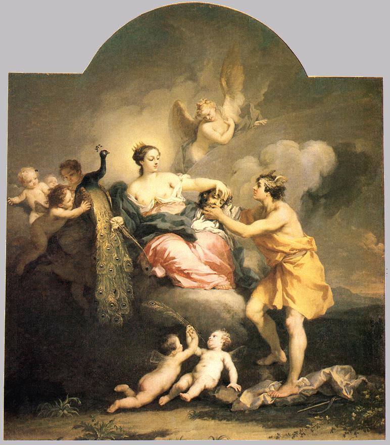 意大利《Juno Receiving the Head of Argos》雅各波·阿米戈尼 Jacopo Amigoni