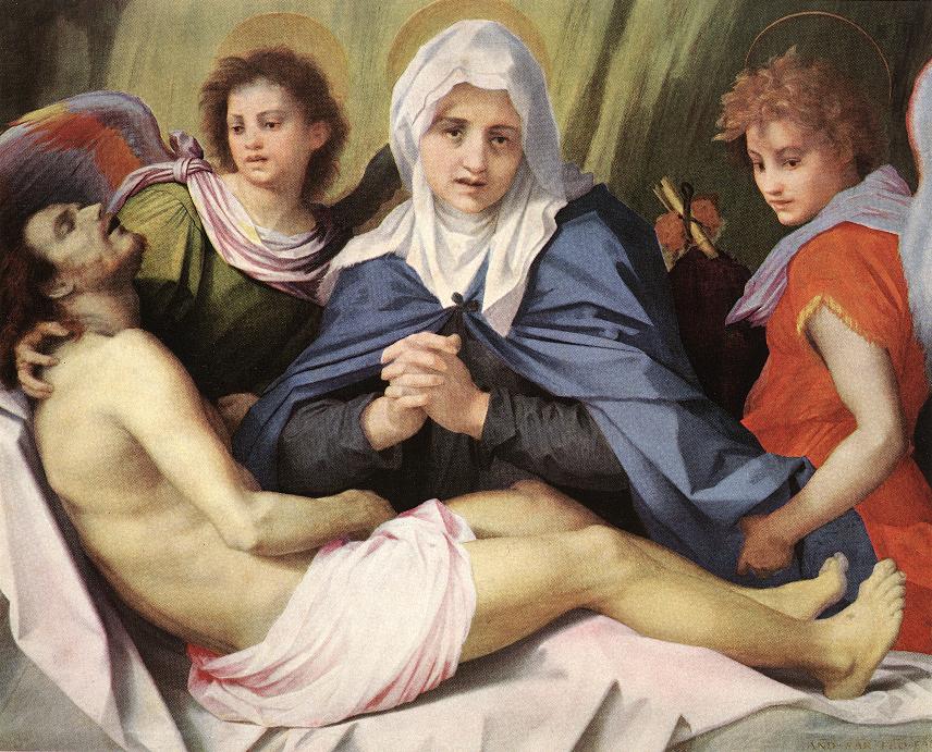 .意大利《Madonna and Child with Sts Catherine, Elisabeth and John the》安德烈·德尔·萨托Andrea del Sarto