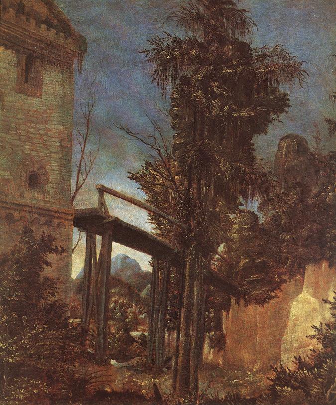 .德国《Landscape with Path》阿尔布雷希特·阿尔特多夫 Albrecht Altdorfer