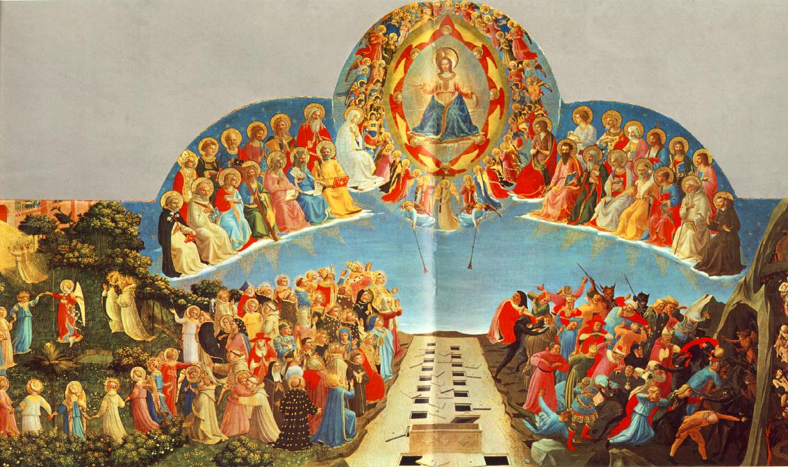 .意大利《Last Judgement (left-center view)》弗拉·安吉利科Fra Angelico