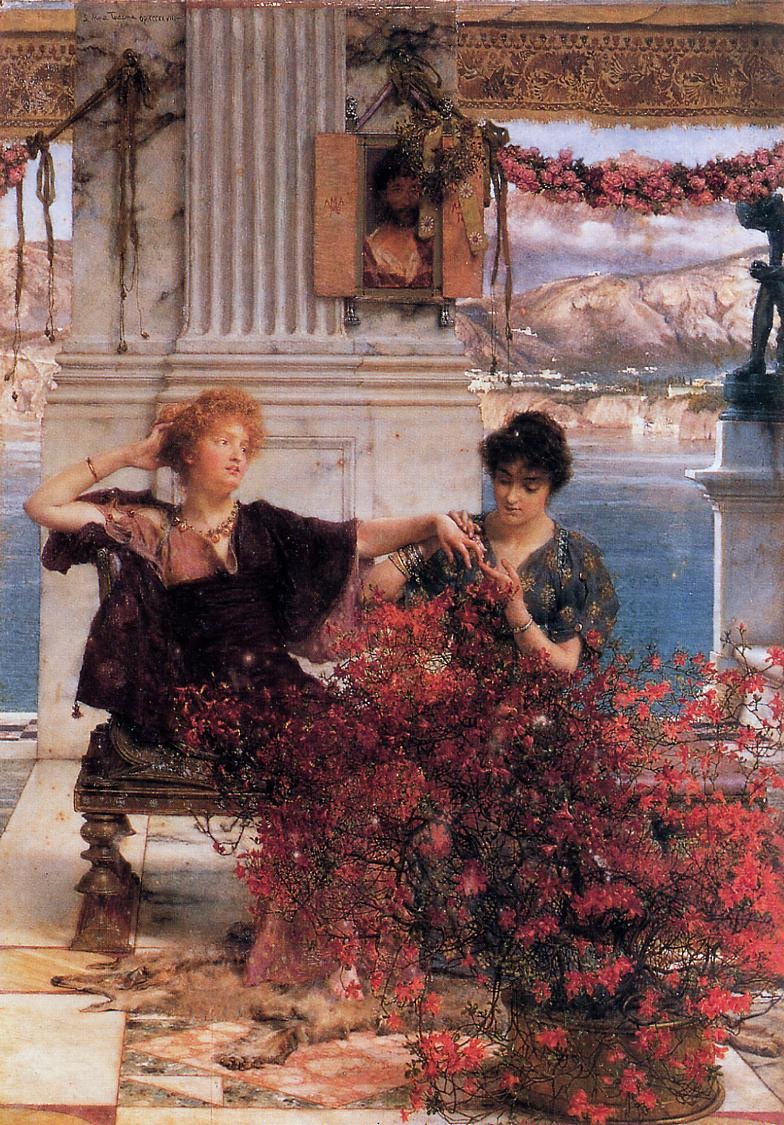 英国《Love's Jewelled Fetter》阿尔玛·塔德玛 Lawrence Alma-Tadema