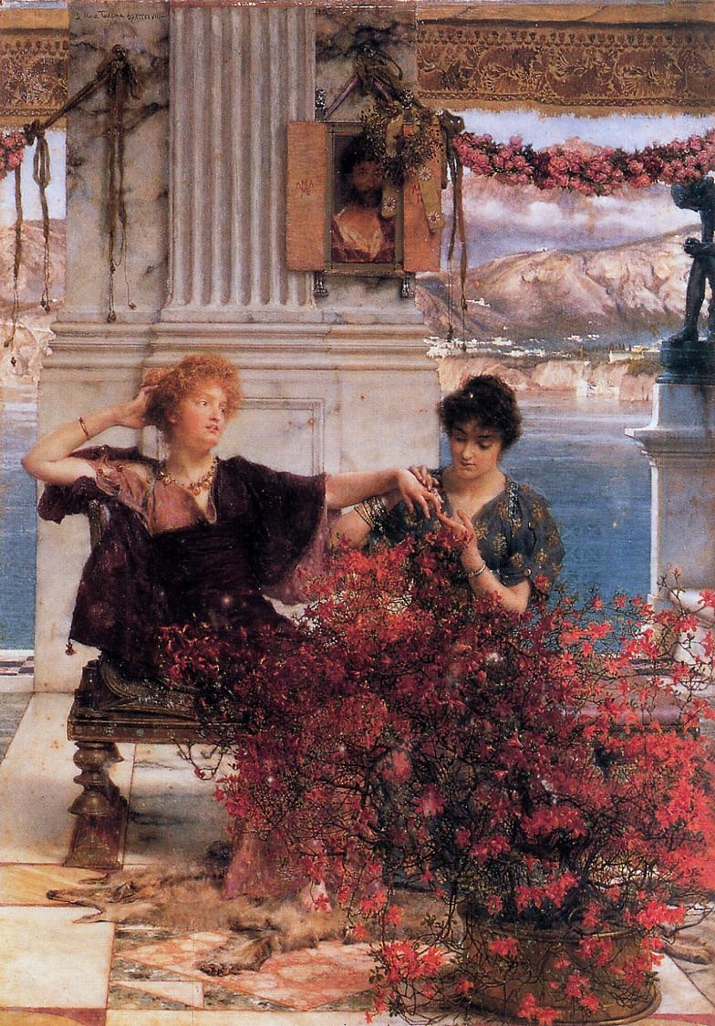 .英国《Love's Jewelled Fetter》阿尔玛·塔德玛 Lawrence Alma-Tadema