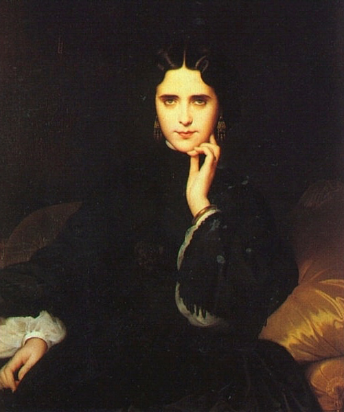 .法国《Madame de Loynes》欧仁·伊曼纽尔·阿莫里·杜瓦尔 Amaury-Duval Eugene-Emmanuel