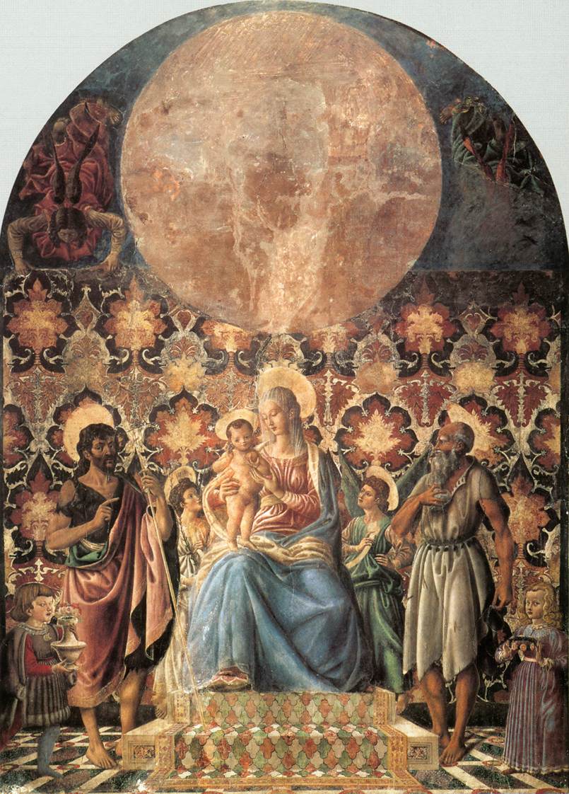 《Madonna and Child with Saints》安德烈亚·德尔·卡斯坦诺Andrea del Castagno