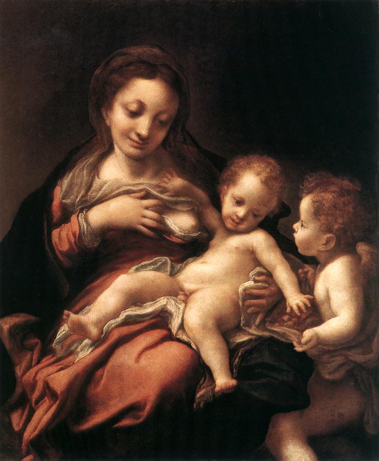 .意大利《Madonna del Latte》科雷吉欧 Correggio
