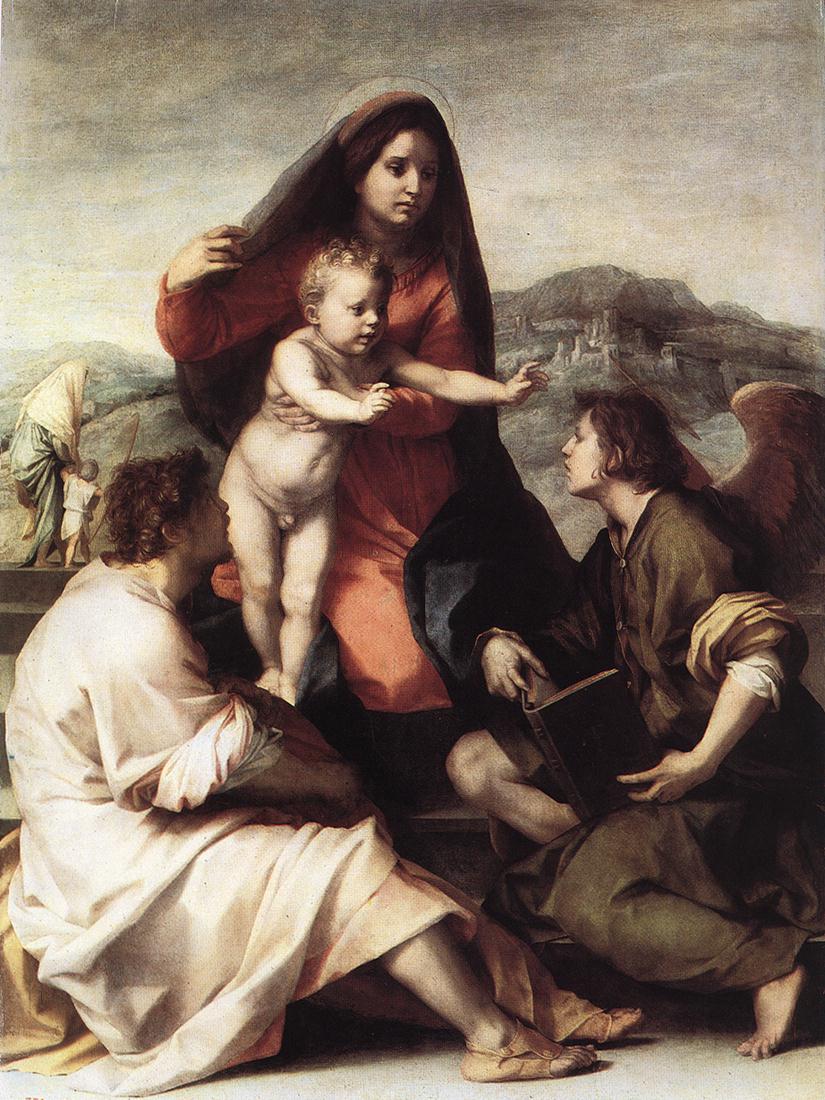 .意大利《Madonna della Scala》安德烈·德尔·萨托Andrea del Sarto