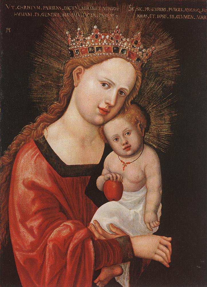 .德国《Mary with the Child》阿尔布雷希特·阿尔特多夫 Albrecht Altdorfer