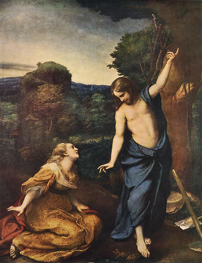 .意大利《Noli me Tangere》科雷吉欧 Correggio